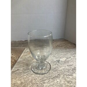 Clear Glass Goblet Dessert Wine Footed Glassware